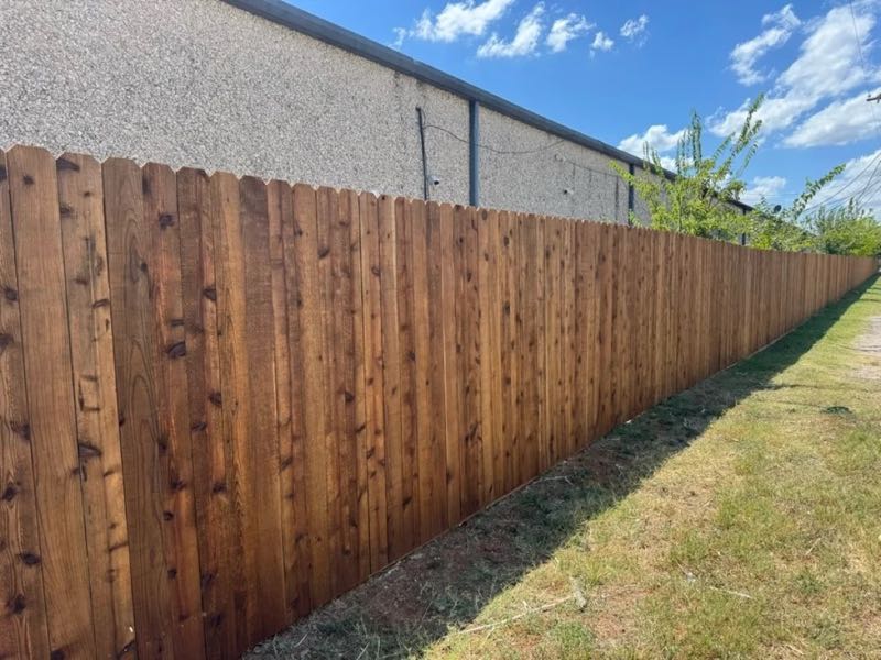 Cedar Privacy Fence in Rockwall